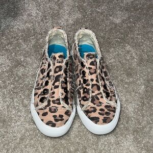 Blowfish Leopard Print Slip-On Sneakers